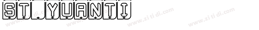 st yuanti字体转换